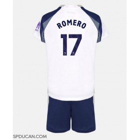 Dječji Nogometni Dres Tottenham Hotspur Cristian Romero #17 Domaci 2025-26 Kratak Rukav (+ Kratke hlače)